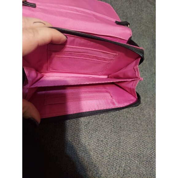 Nicole By Nicole Miller Paisley Wallet Zipper Pockets Credit Cards Accessory - Picture 6 of 9